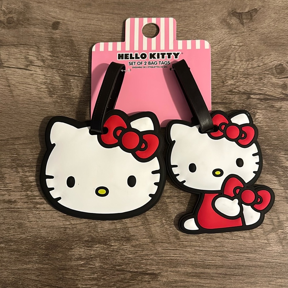 Hello Kitty bag tags